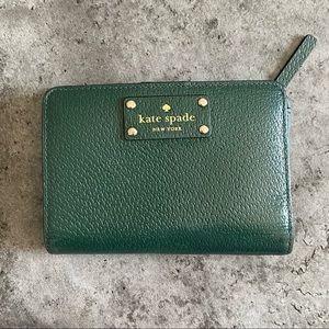 Kate Spade Green Bi-Fold Wallet